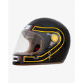 By City Roadster III Integral Motorcycle Helmet Black/Yellow / XS (53-54cm)  - Customhoj