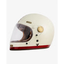 By City Roadster III Integral Motorcycle Helmet Cream/Red / XS (53-54cm)  - Customhoj
