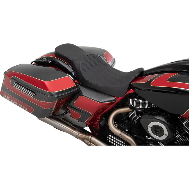 Drag Specialties Predator 2-Up -istuin Harleylle 