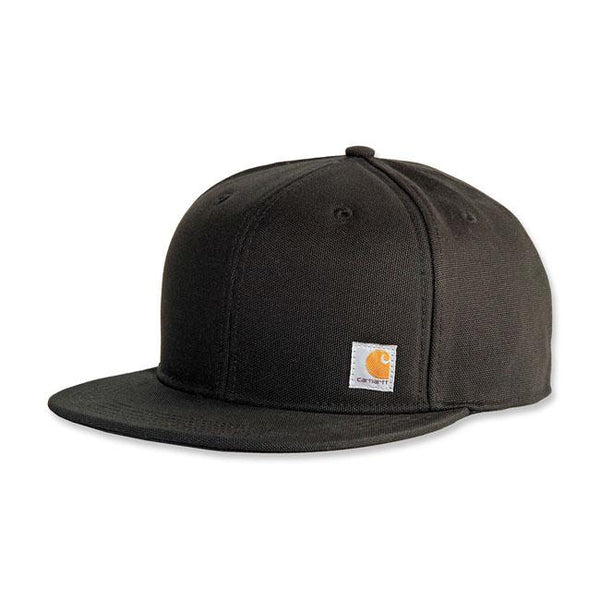 Carhartt Cap Firm Duck Flat Brim Black