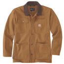 Carhartt Duck Loose Fit Chore Coat Brown / S  - Customhoj