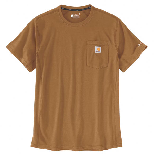 Carhartt Force Pocket T-Shirt Brown / S  - Customhoj