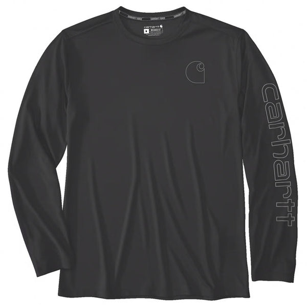 Carhartt Sun Defender Longsleeve Black / S  - Customhoj