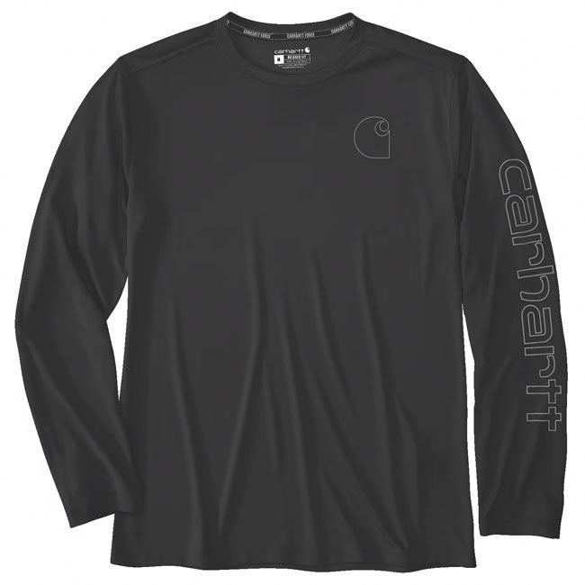 Carhartt Sun Defender Longsleeve Black / S  - Customhoj