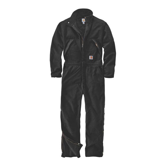 Carhartt Washed Duck Insulated Overall Black