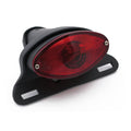 Cateye Motorcycle Taillight with License Plate Bracket Black