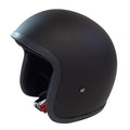 Cavalero Slimline Low Profile Open Jet Helmet Matte Black (without visor buttons) / S (53-54cm)  - Customhoj