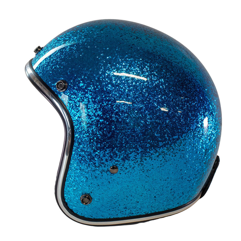 Cavalero Slimline Super Flake Low Profile Open Jet Helmet