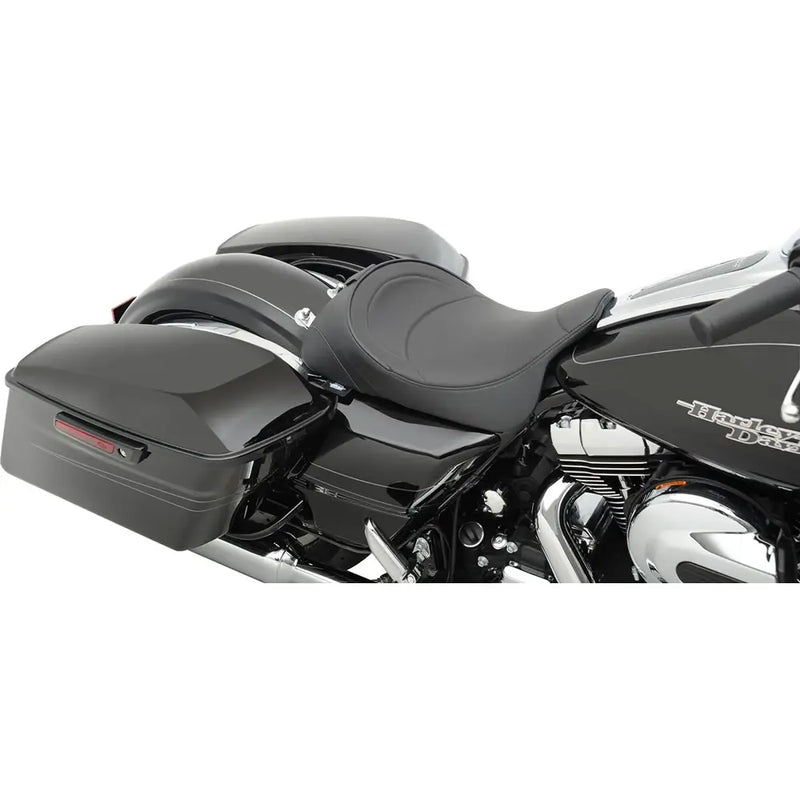 Drag Specialties Selkänojallinen yksipaikkainen istuin Harleylle 
