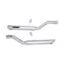 Cobra Dual Side Slashcut Chrome Slip-On Mufflers for Suzuki 87-10 VS1400 Intruder / S83 Boulevard