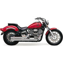 Cobra Speedster Shorts Exhaust Chrome for Yamaha 99-09 XVS1100 Drag Star  - Customhoj