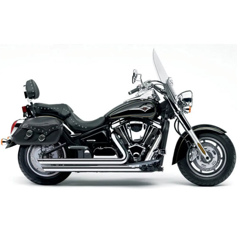 Cobra Speedster Slashdown Exhaust Chrome for Kawasaki 04-10 VN2000 Vulcan / Classic  - Customhoj