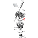 Cylinder Parts Diagram Exploded View for 57-85 Harley Sportster 11) L73-85 XL 1000. James 0.45" paper head gasket. Replaces OEM: 16769-73