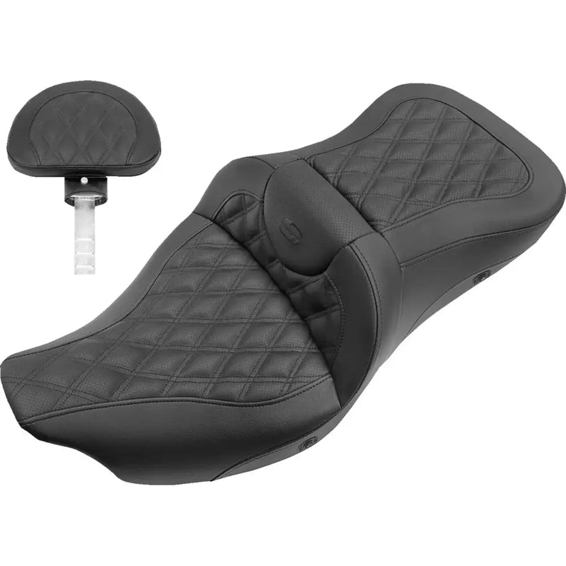 Saddlemen Roadsofa Lattice Stitch -istuin Harleylle
