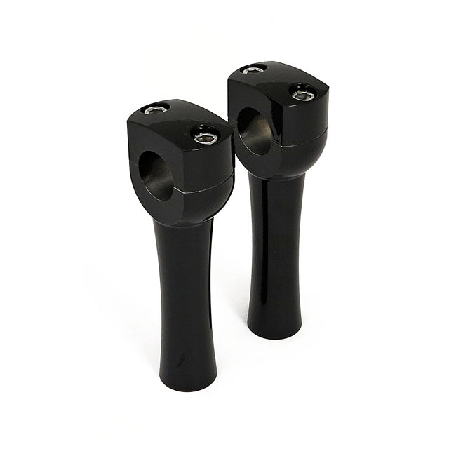 Dighton Domed Aluminium Handlebar Risers Black / 5" (12.7cm)