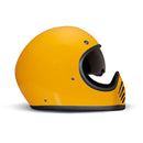 DMD Seventyseven Retro MX Motorcycle Helmet Yellow / S (55-56cm)  - Customhoj