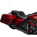 Drag Specialties Freedom Touring Seat for Harley 08-25 Touring (excl. 23-25 CVO; 24-25 Road Glide / Street Glide) / Black Solar Reflective  - Customhoj