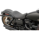 Drag Specialties Low Profile Solo Seat for Harley 06-17 Dyna / Diamond Black  - Customhoj