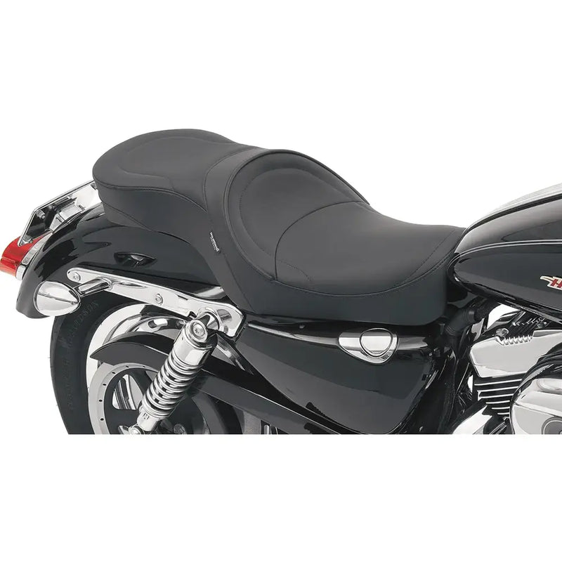 Drag Specialties Low Profile Touring Seat for Harley 04-22 XL Sportster / Black  - Customhoj