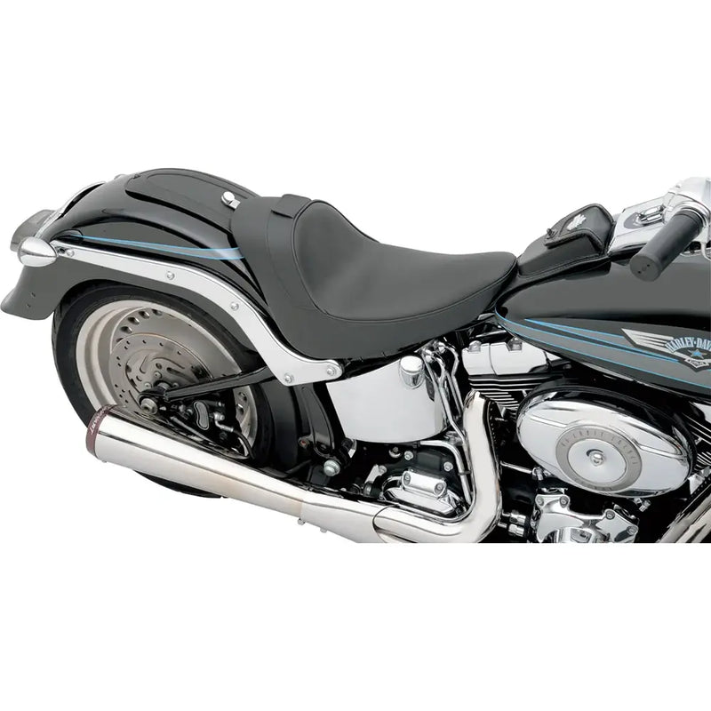 Drag Specialties Selkänojallinen yksipaikkainen istuin Harleylle 
