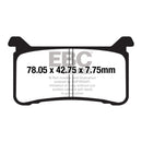 EBC Double-H Sintered Front Brake Pads for Honda CB 1000 R (ABS) 19-22