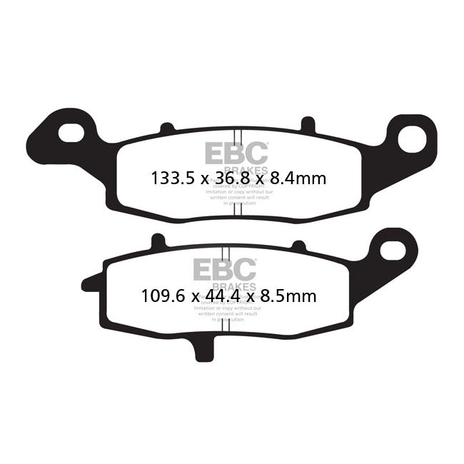 EBC Double-H Sintered Front Brake Pads for Kawasaki W 650 EJ 650 99-05