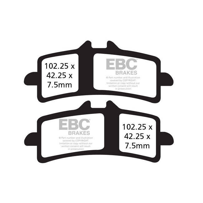 EBC Double-H Sintered Front Brake Pads for Suzuki GSX 1000 Katana 19-21