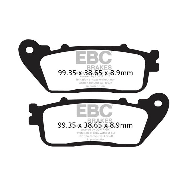 EBC Double-H Sintered Rear Brake Pads for Honda CB 1000 R 09-22