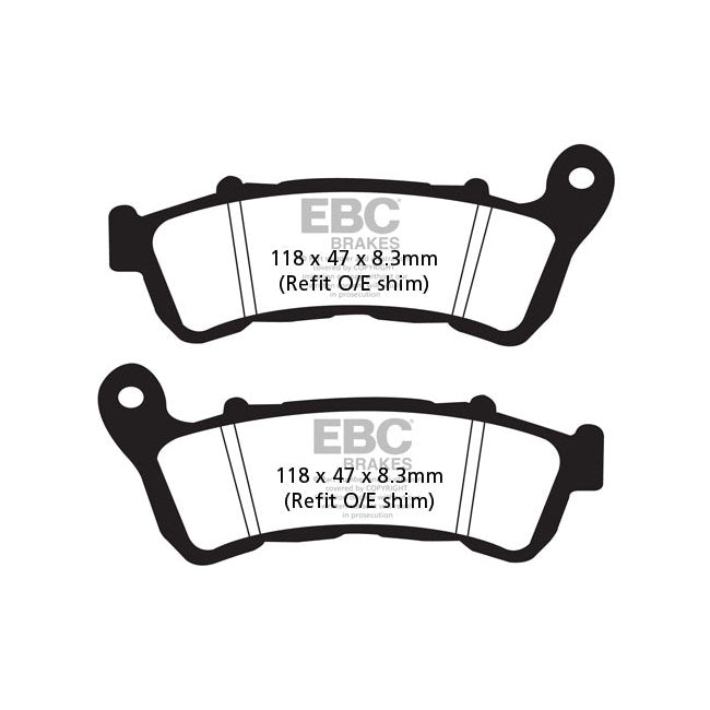 EBC Organic Front Brake Pads for Suzuki C 1800 Intruder 08-13