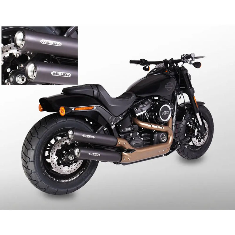 Miller Independence Euro 4 Slip-On äänenvaimentimet Harleylle