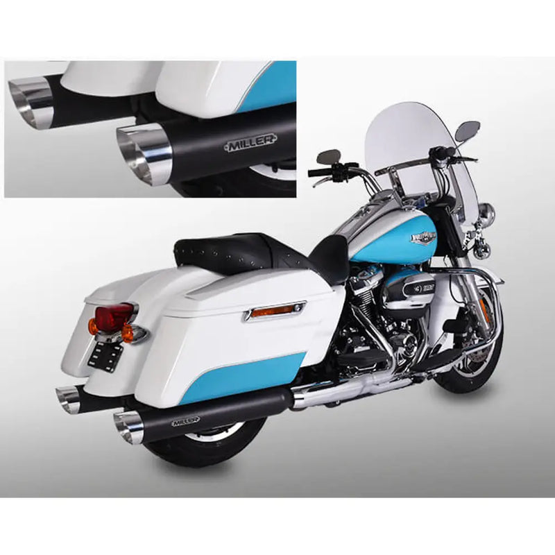 Miller Arlington Euro 4 Slip-On äänenvaimentimet Harleylle