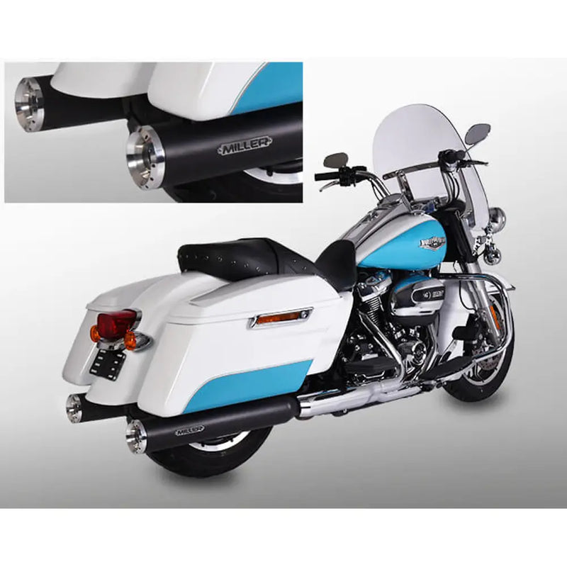 Miller Arlington Euro 4 Slip-On äänenvaimentimet Harleylle