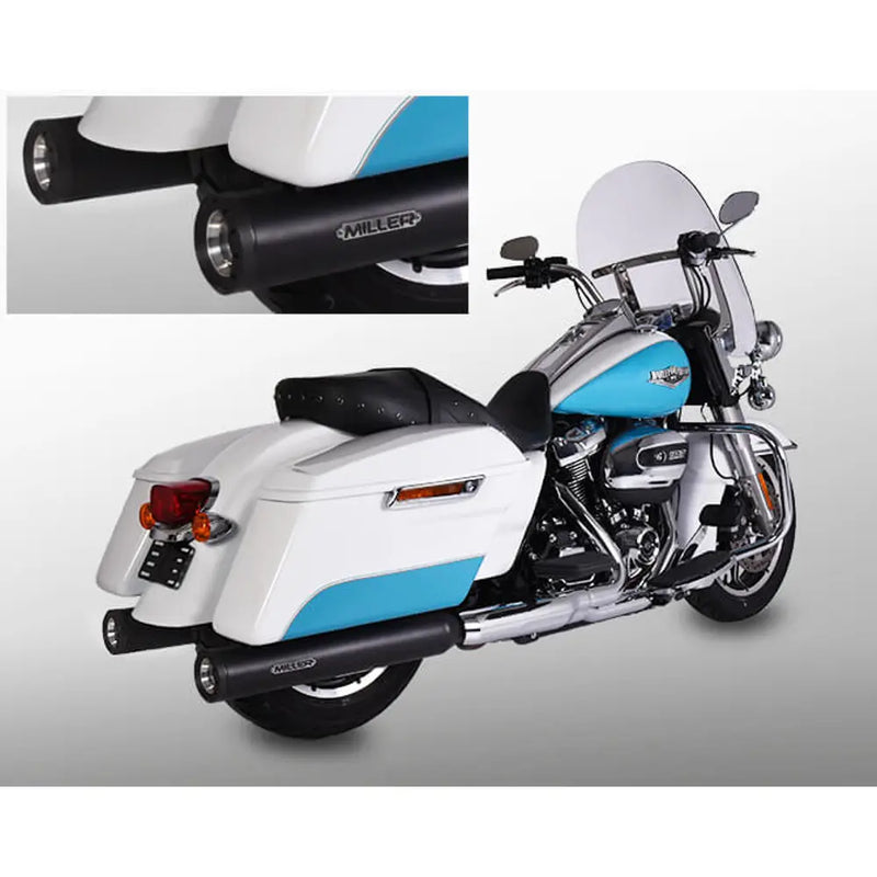 Miller Arlington Euro 4 Slip-On äänenvaimentimet Harleylle