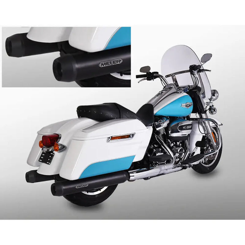 Miller Arlington Euro 4 Slip-On äänenvaimentimet Harleylle