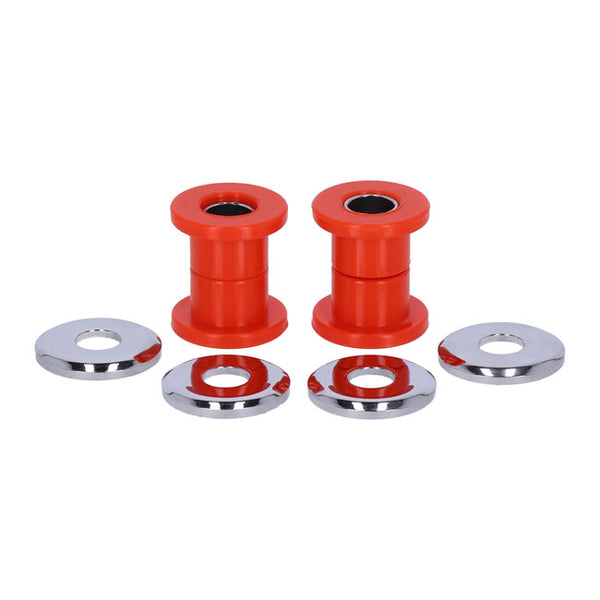 Extra Hard Bushing Handlebar Riser Damper Kit for Harley Red Polyurethane / 18-24 Softail