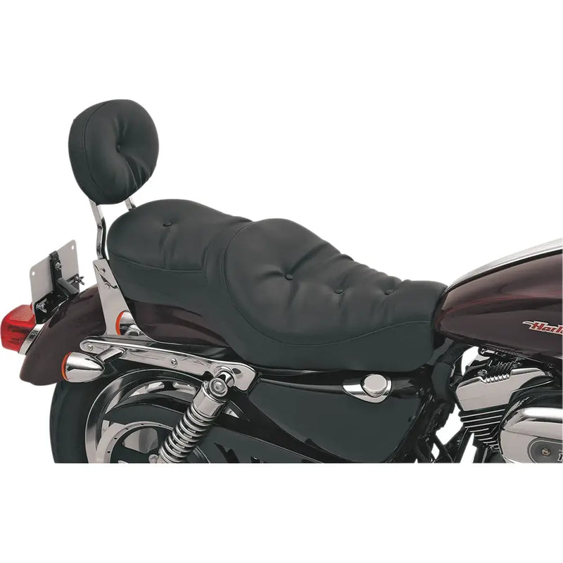 Drag Specialties Matala ja leveä Touring istuin Harley-moottoripyörään