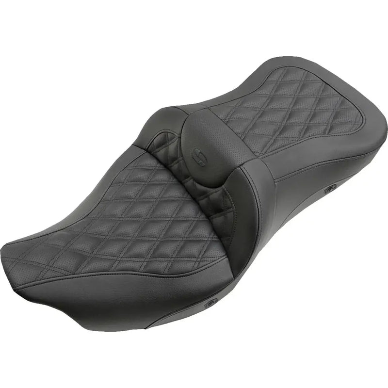 Saddlemen Roadsofa Extended Reach Lattice Stitch -istuin Harleylle