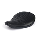 Fitzz Custom Motorcycle Solo Seat Flame Black / Small / 4 cm padding  - Customhoj