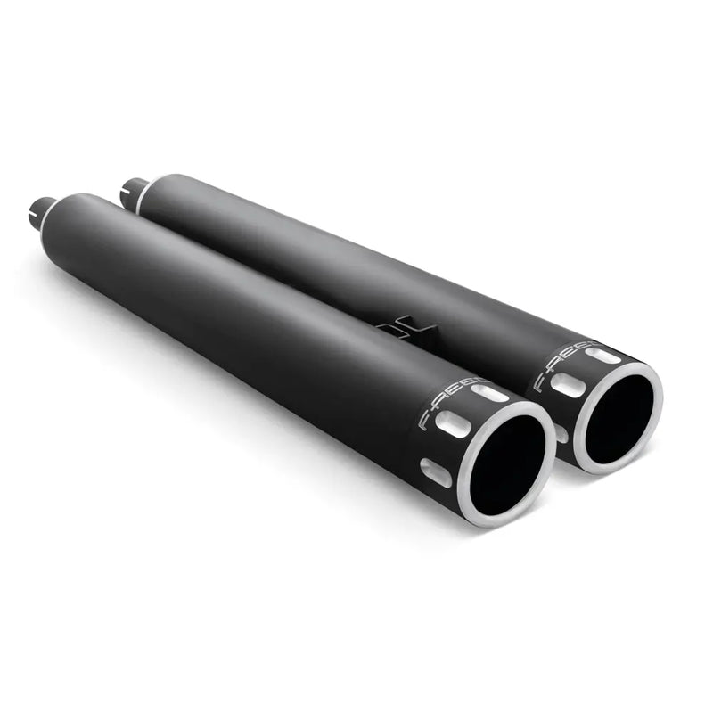 Freedom Performance 4" Slip-On Mufflers for Indian 14-21 Chief / Black / Black Eagle End Caps  - Customhoj