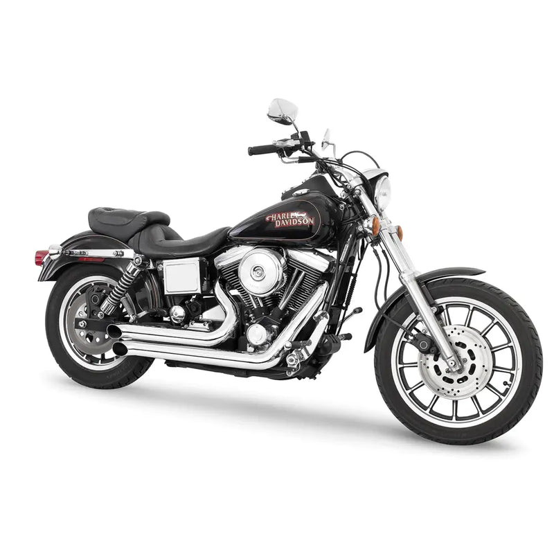 Freedom Performance Declaration Turn Outs Exhaust for Harley 06-17 Dyna (excl. FLD) / Chrome  - Customhoj