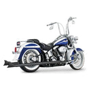 Freedom Performance Sharktail True Duals Exhaust for Harley 07-17 Softail (excl. Breakout / Rocker) / Black / 39"  - Customhoj