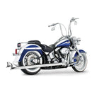 Freedom Performance Sharktail True Duals Exhaust for Harley 07-17 Softail (excl. Breakout / Rocker) / Chrome / 36"  - Customhoj