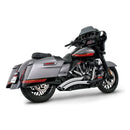Freedom Performance Sharp Curve Radius Slash Cut Exhaust for Harley 17-25 Touring / Chrome / Chrome  - Customhoj