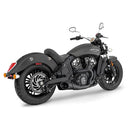 Freedom Performance Shorty Combat 2-into-1 Exhaust for Indian 15-24 Scout / Black / Black  - Customhoj