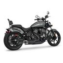Freedom Performance Shorty Combat 2-into-1 Exhaust for Indian 22-25 Chief / Black / Chrome  - Customhoj