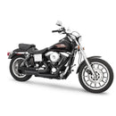 Freedom Performance Shorty Turn Out 2-into-1 Exhaust for Harley 06-17 Dyna / Black / Black  - Customhoj