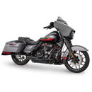 Freedom Performance Shorty Turn Out 2-into-1 Exhaust for Harley 17-25 Touring / Black / Chrome  - Customhoj
