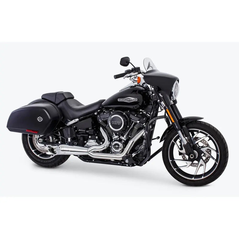 Freedom Performance Shorty Turn Out 2-into-1 Exhaust for Harley 18-25 Softail (read note) / Chrome / Chrome  - Customhoj