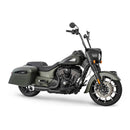 Freedom Performance Shorty Turn Out Slash Cut 2-into-1 Exhaust for Indian 14-25 Roadmaster / Springfield / Black / Chrome  - Customhoj