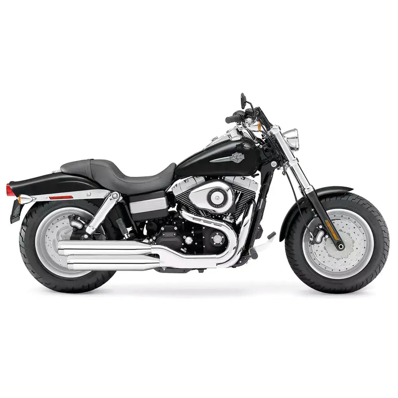 Freedom Performance Signature Slip-On Mufflers for Harley 91-16 Dyna (excl. 08-16 FXDF; 10-16 FXDWG; 12-14 FLD) / Chrome with chrome end caps  - Customhoj